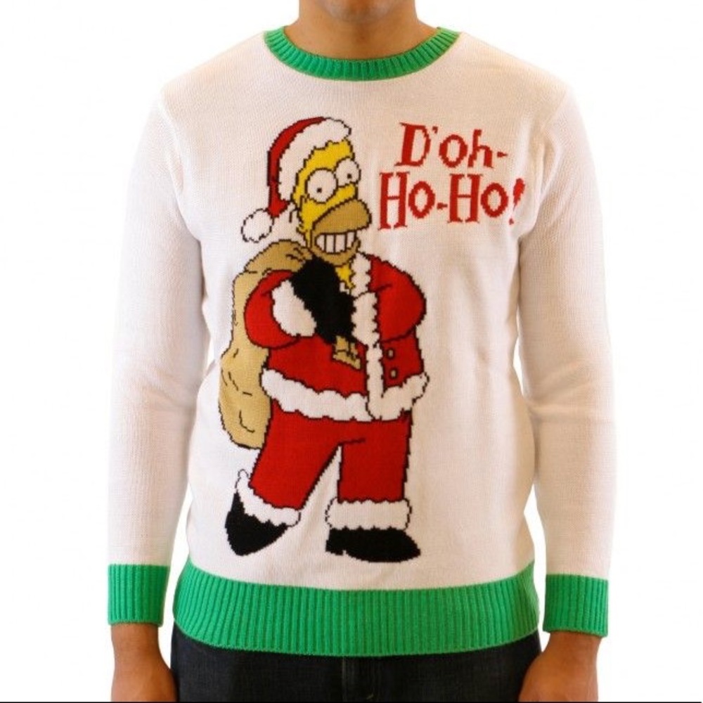 Homer Simpson Ugly Christmas Sweater